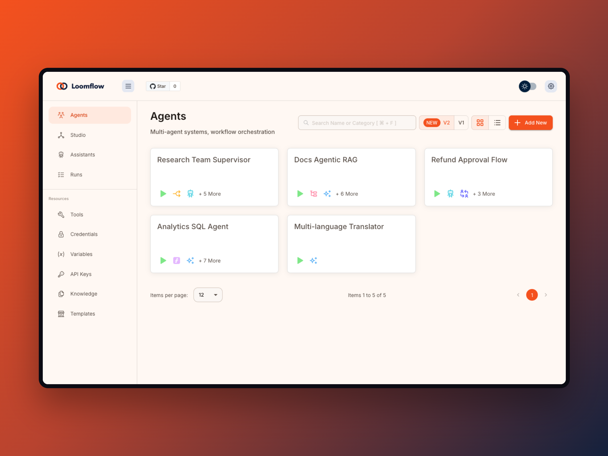 Loomflow screenshot