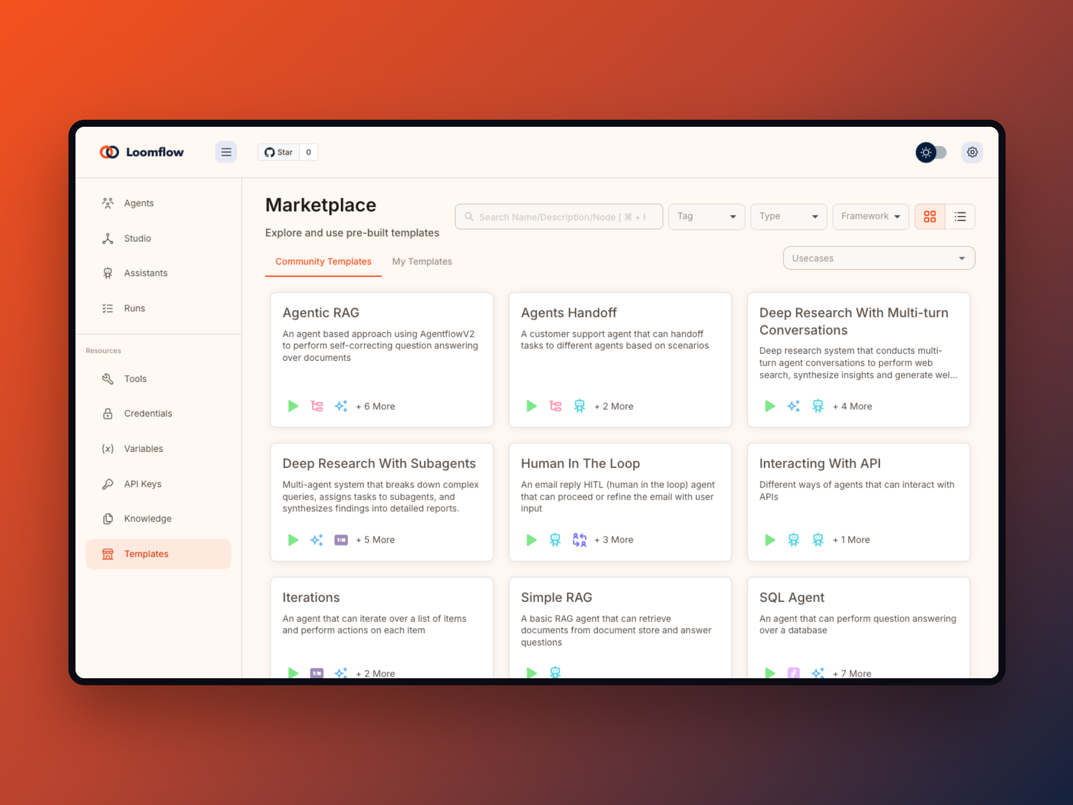 Loomflow screenshot