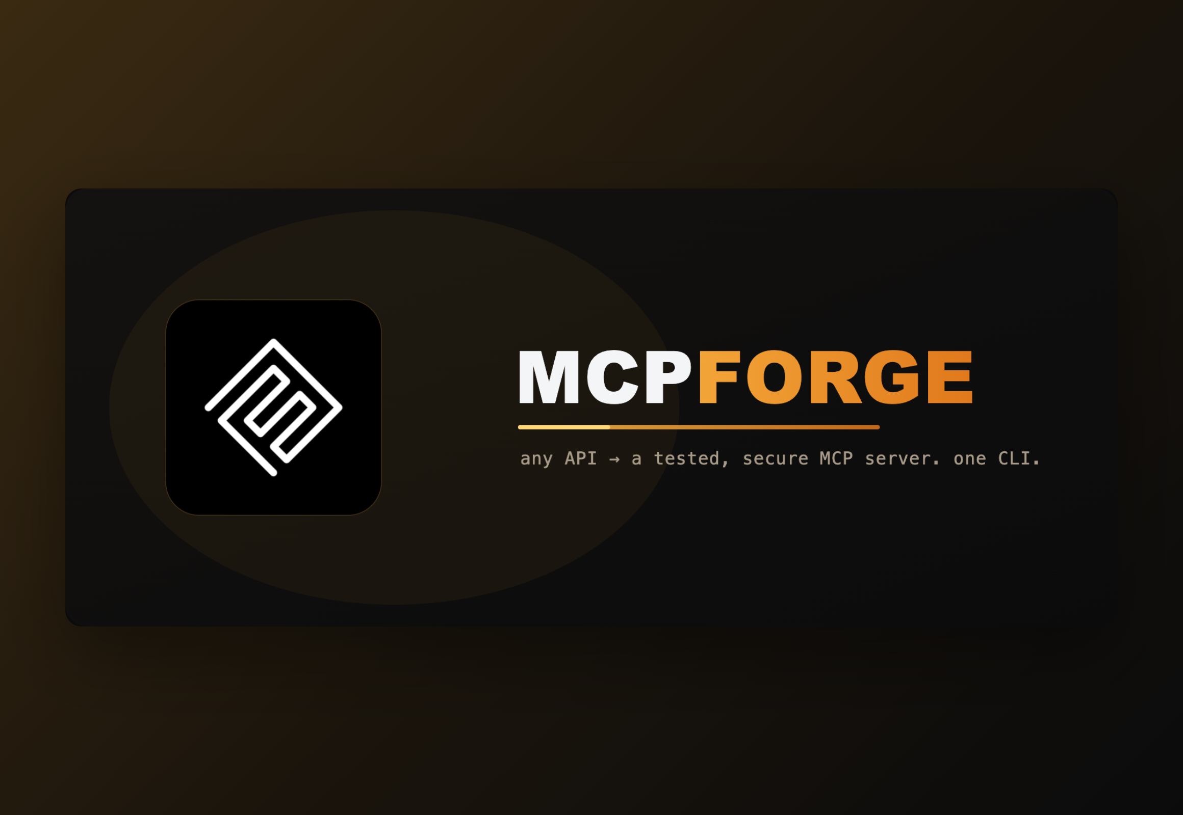 MCPForge — MCP CLI screenshot